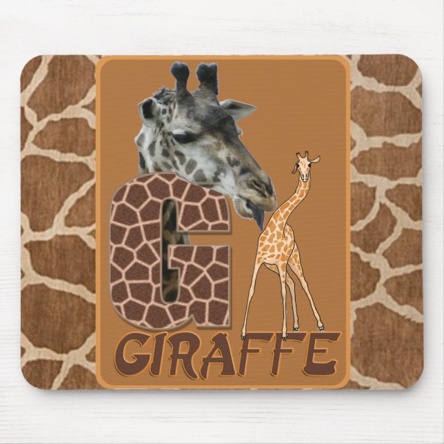 TAPIS DE SOURIS G POUR LA GIRAFE (Devant)