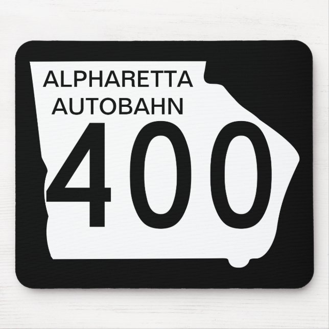 Tapis De Souris GA 400 "Alpharetta Autobahn" (Devant)