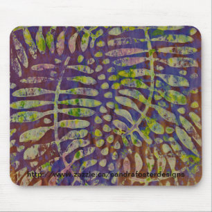 Tapis De Souris Gabarit d'impression Gelli Art Abstrait