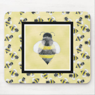 Tapis De Souris Gaffez l'illustration Mousepad d'abeille