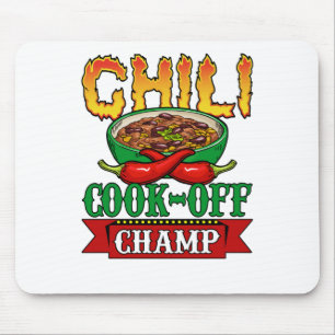 Tapis De Souris Gagnant de la compétition Chili Cook Off Champ