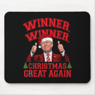 Tapis De Souris Gagnante de Trump, Noël, grand retour Xm