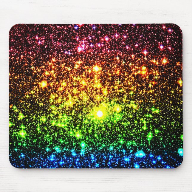 Tapis De Souris Galaxie arc-en-ciel (Devant)