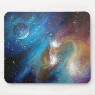 Tapis De Souris Galaxie colorée Mousepad