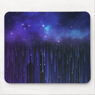 Tapis De Souris Galaxie des lumières du nord pourpre