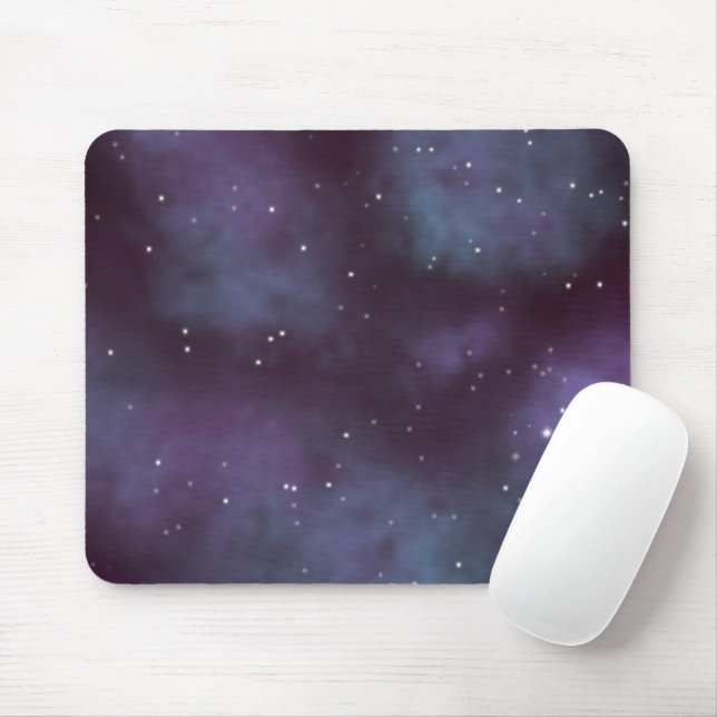 Tapis De Souris Galaxie mystique de Violet Dusty (Avec souris)