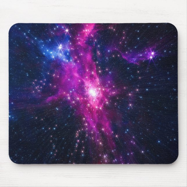 Tapis De Souris Galaxie spatiale Galaxie violet Galaxie (Devant)