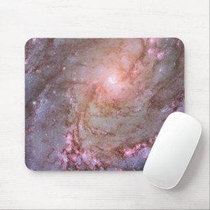 Tapis De Souris Galaxie Spirale M83, Ablaze Avec Formation Star.