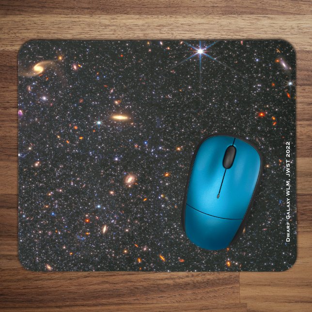 Tapis De Souris Galaxy naine WLM James Webb Telescope spatial Hi-R (Créateur téléchargé)