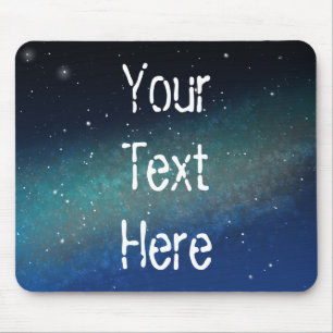 Tapis De Souris Galaxy Space Nebula Night Sky Personnalisé