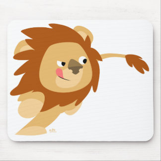 Tapis De Souris Galoping Cartoon Lion mousepad