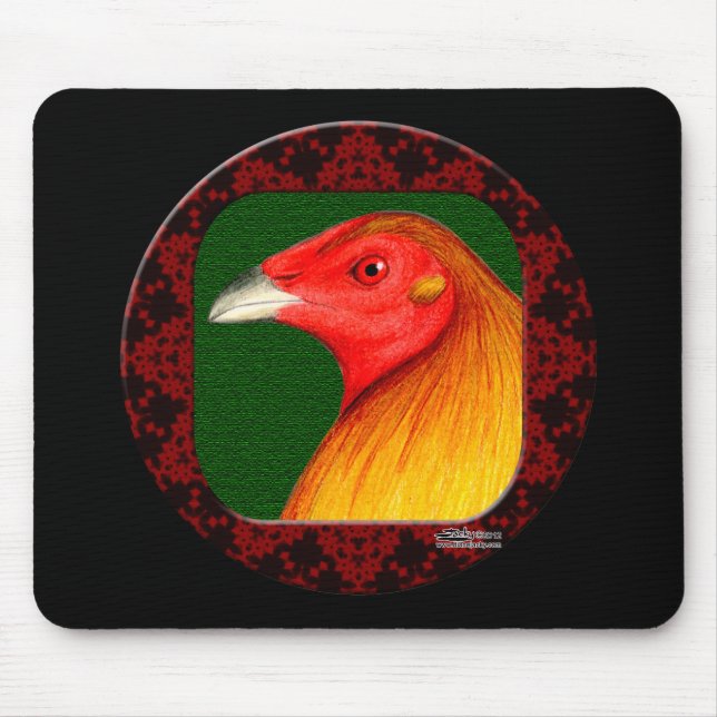 Tapis De Souris Gamecock framed (Devant)