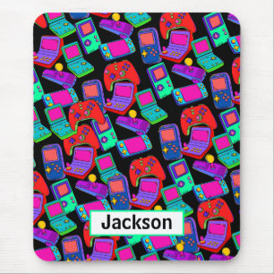 Tapis De Souris Gamer Design Retro Vintage 80's