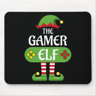 Tapis De Souris Gamer Elf Christmas Famille du groupe de jumelage