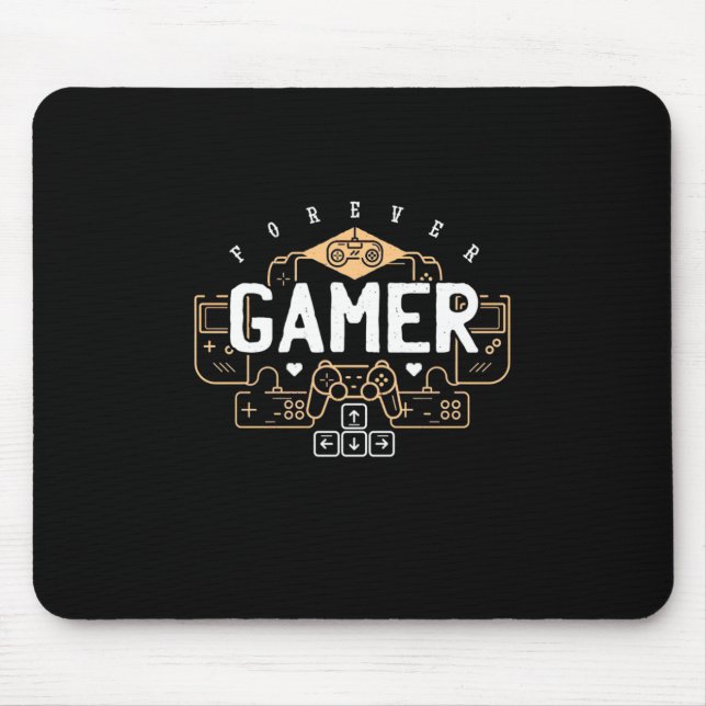 Tapis De Souris Gamer Gift | Forever Gamer (Devant)