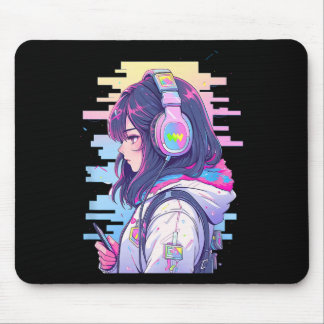 Tapis De Souris Gamer Girl Funny Pastel Japon Anime Streamer Japon