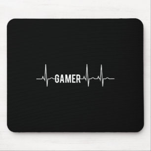 Tapis De Souris Gamer Heartbeat Vidéo Games Lover