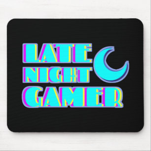 Tapis de souris Gamer Neon Glitch Configuration