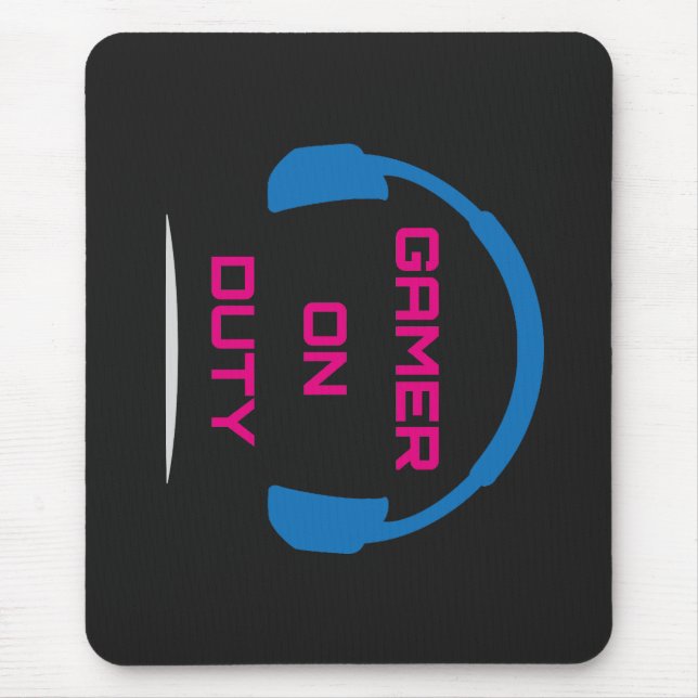 Tapis De Souris Gamer On Duty Video Game (Devant)