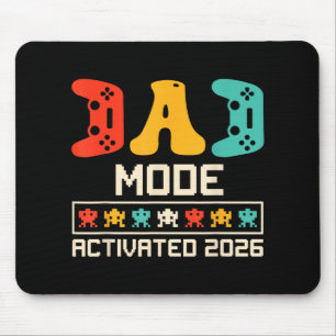 Tapis De Souris Gamer Papa Mode Activé 2026 Funny Future Père