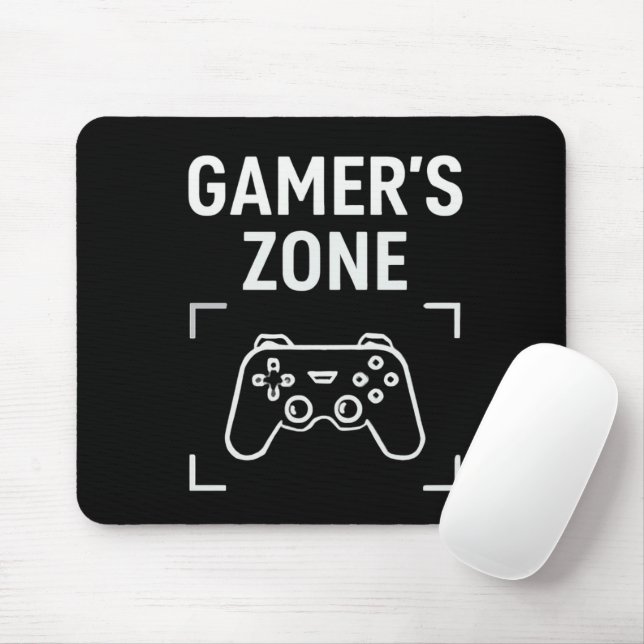 Tapis De Souris GAMER'S ZONE Minimalist Gaming MousePad (Avec souris)