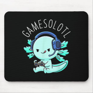 Tapis De Souris Gamesolotl Axolotl Gamer Anime Cadeaux Kawaii Boys
