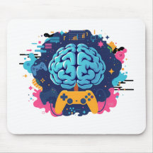 Tapis de souris Gaming Brain
