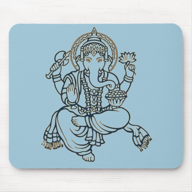 Tapis De Souris "Ganesh " (Devant)
