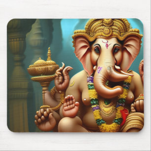 Tapis De Souris Ganesh prend un selfie