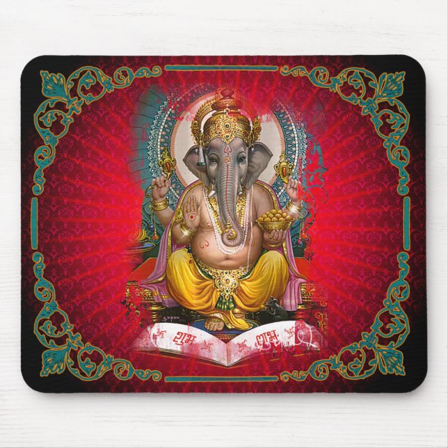 Tapis De Souris GANESHA - Mousepad (Devant)