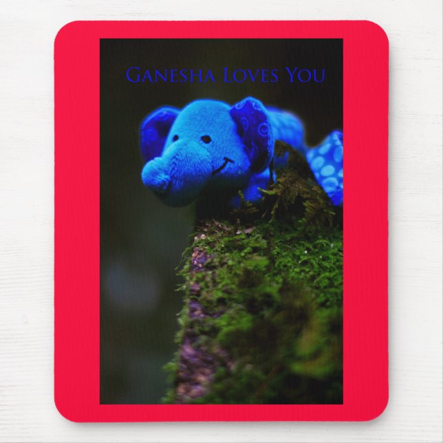 Tapis De Souris Ganesha Vous Aime (Devant)
