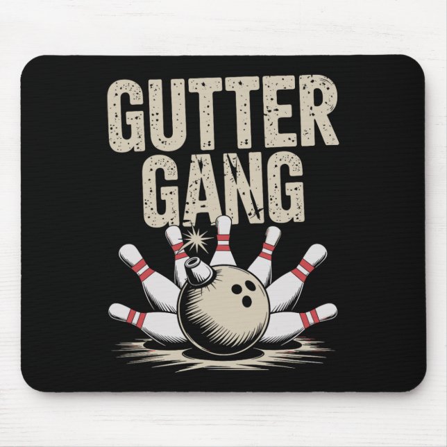 Tapis De Souris Gang des gouttières de bowling 1  (Devant)