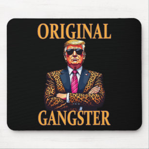 Tapis De Souris Gangster Original Drôle Trump Élégant Pop Art Trum
