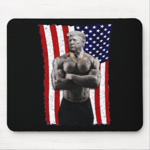 Tapis De Souris Gangster Pro Donald Trump Tatouage Républicain Amé