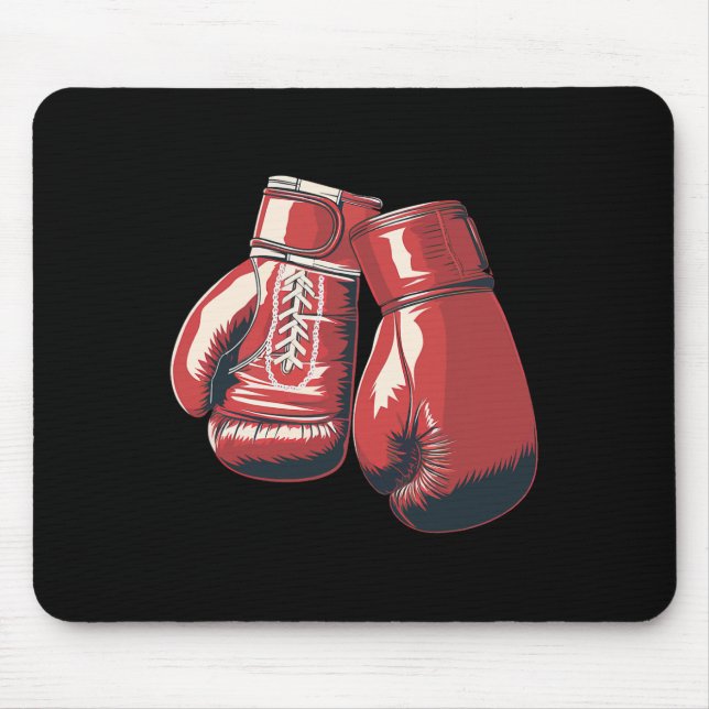 Tapis De Souris Gants de boxe Combat Sport Boxe Étudiant (Devant)