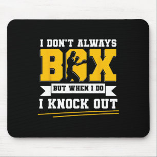 Tapis De Souris Gants de boxe G de kickboxing avec punching-boxing