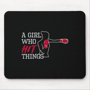 Tapis De Souris Gants de boxe kickboxing femmes dames filles cadea
