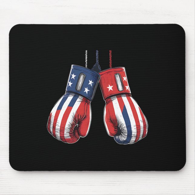 Tapis De Souris Gants de boxe ou de kickboxing pour l'entraînement (Devant)