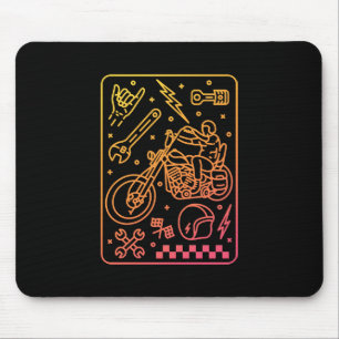 Tapis De Souris Garage de moto personnalisé 3