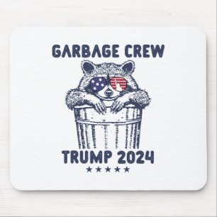 Tapis De Souris Garbyge Crew Trump Gargman Dans Trash Truck Ellist