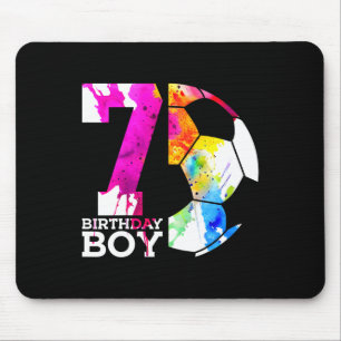 Tapis De Souris Garçon 7 Anniversaire Enfant Football 7e Anniversa