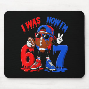 Tapis De Souris Garçon 7 ans Anniversaire Football Glace Drip 7 An
