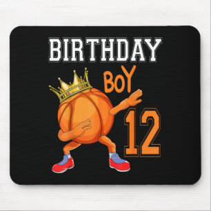 Tapis De Souris Garçon de 12 ans 12e anniversaire Baseball