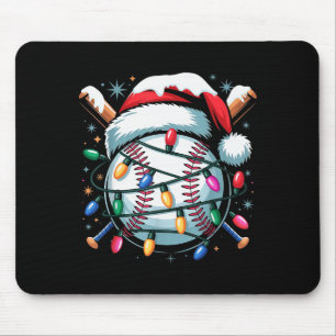 Tapis De Souris Garçon de baseball de Noël Enfant Jeunesse Hommes