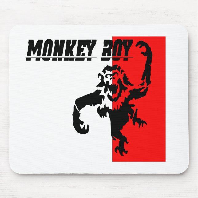 Tapis De Souris Garçon de singe (Devant)
