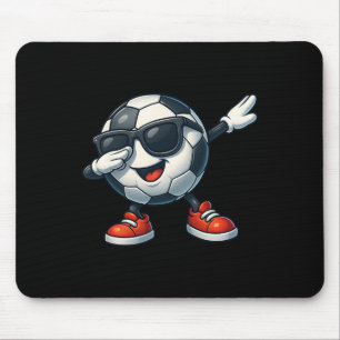Tapis De Souris Garçon drôle faisant le dab de foot Ll pour enfant