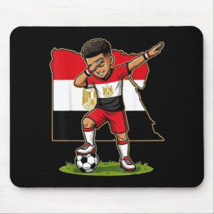 Tapis De Souris Garçon Égyptien Maillot de Foot Égypte Dabbing
