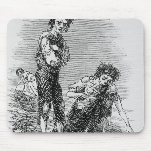 Tapis De Souris Garçon et fille chez Cahera (Devant)