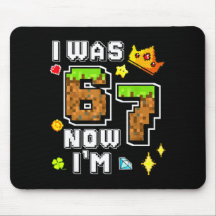 Tapis De Souris Garçon joueur pixel anniversaire avait 6 7 ans ann