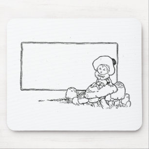 Tapis De Souris Garçon sur champignon